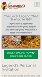 Mobile Screenshot of constantinespizza.com